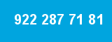 922 287 71 81 922 287 71 81